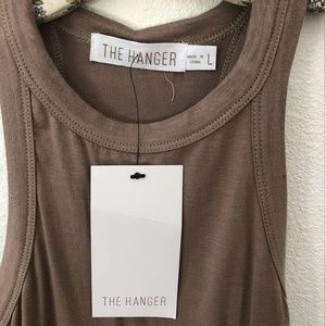The Hanger Tops - Tan Halter-Style Tank - L | The Hanger The Hanger Tops - Tan Halter-Style Tank - L | The Hanger